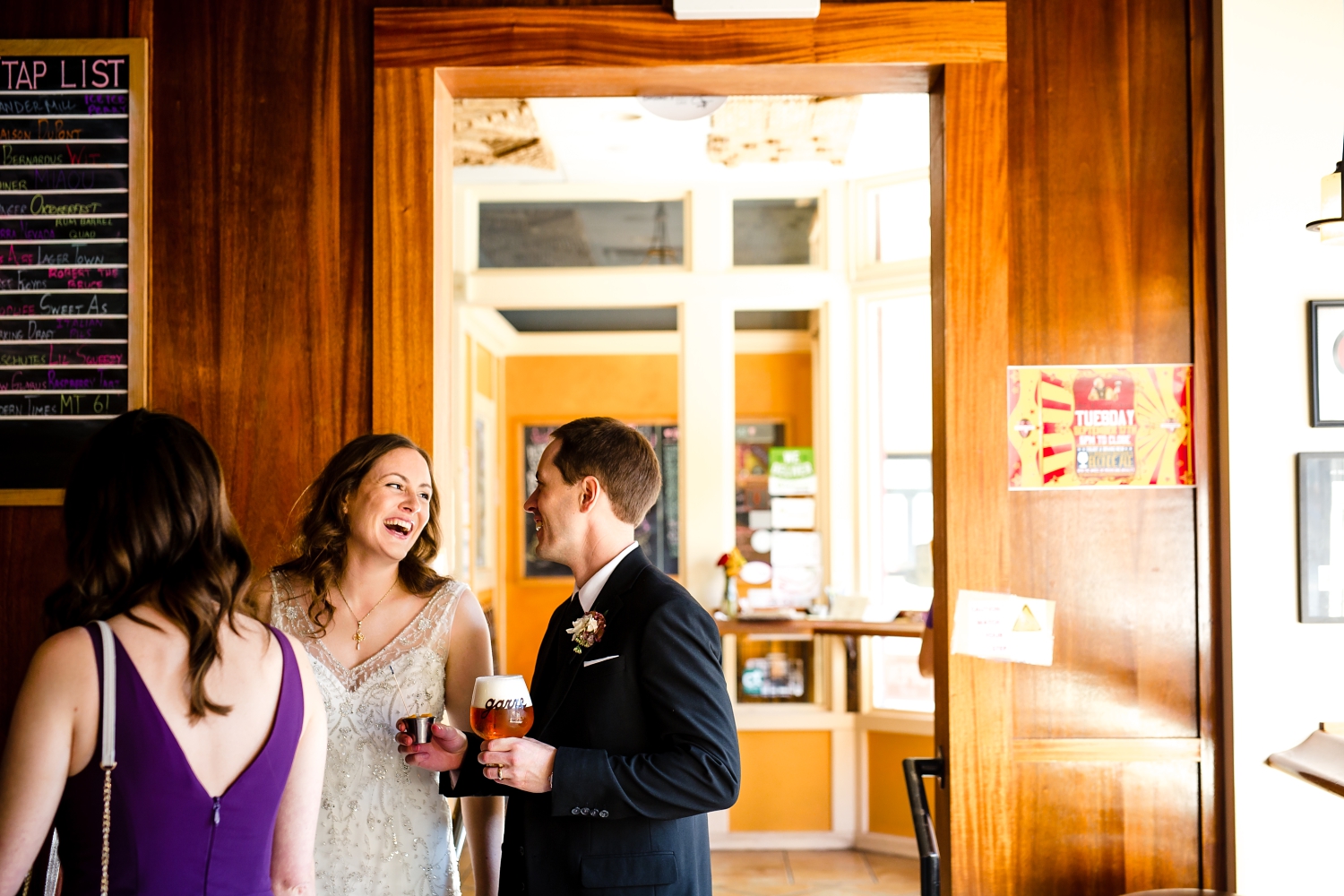 Bride and groom pictures at Brasserie V in Madison_Milwaukee Photographer