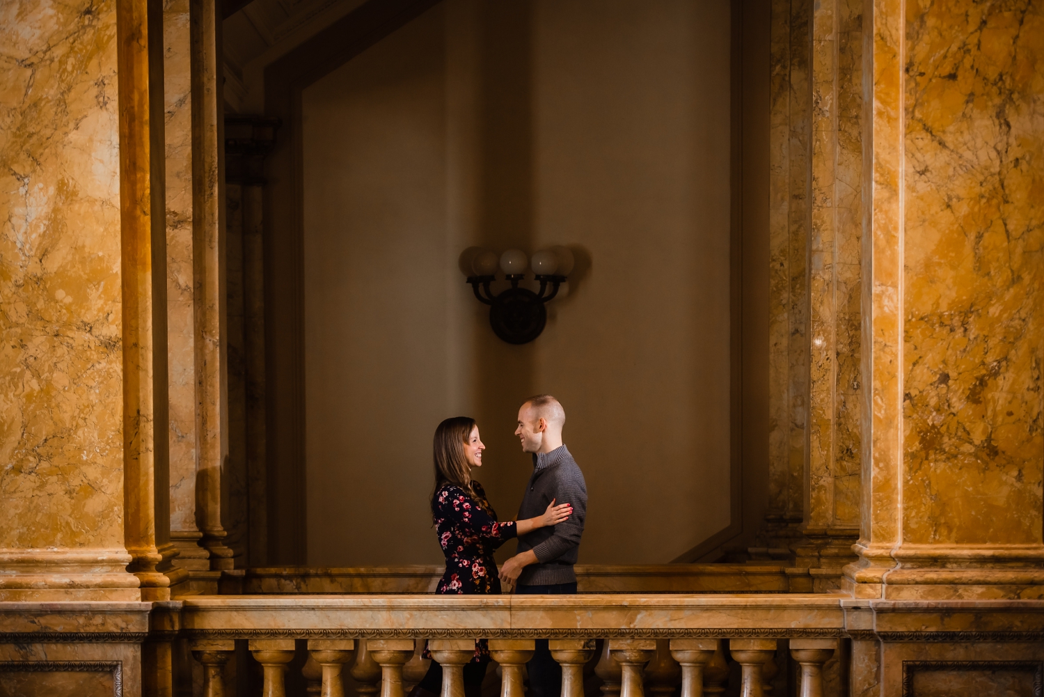 Milwaukee Central Library engagement pictures