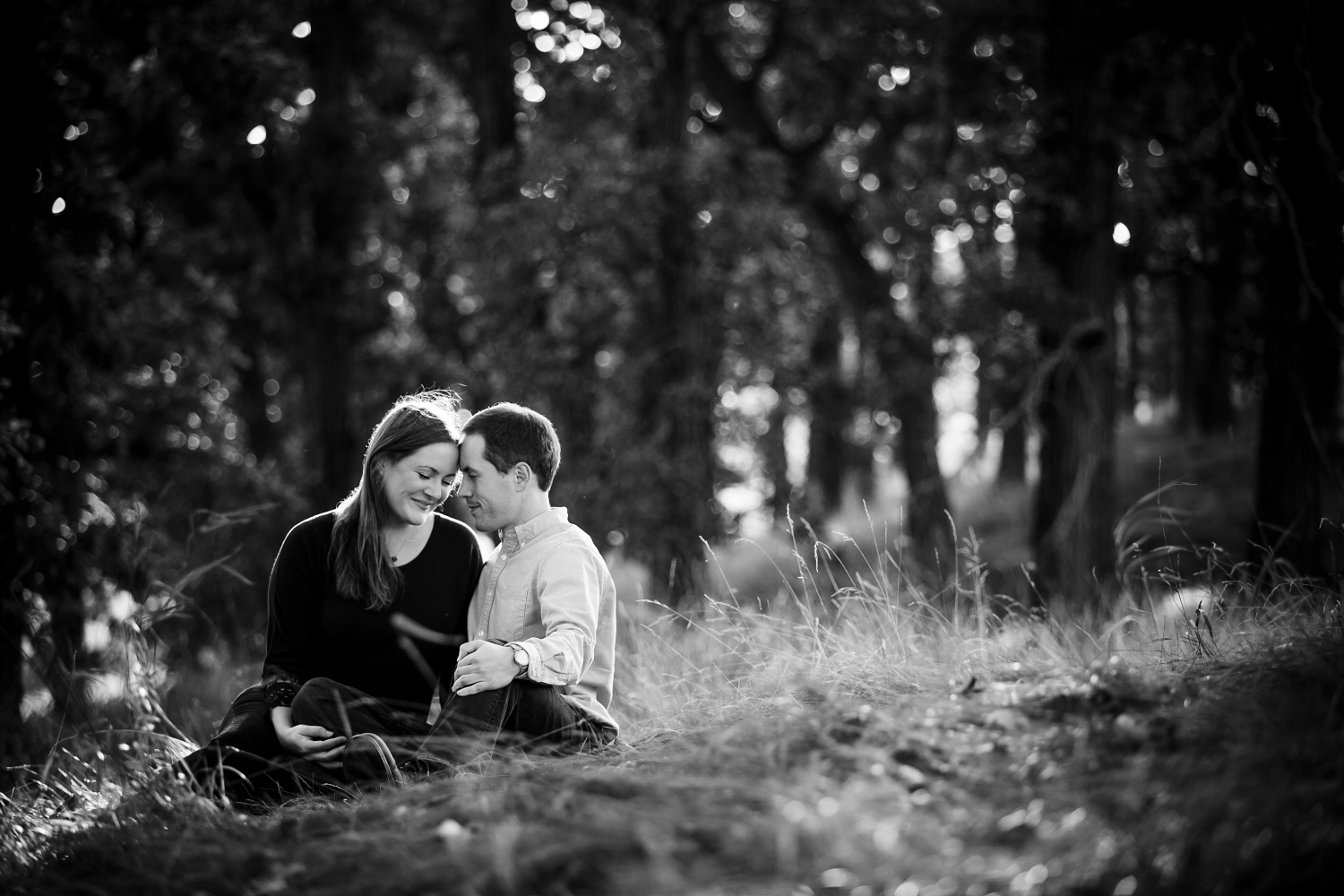 Pope farm woods engagement pictures